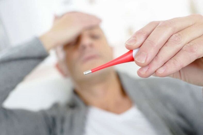 Temperatura z zapaleniem prostaty